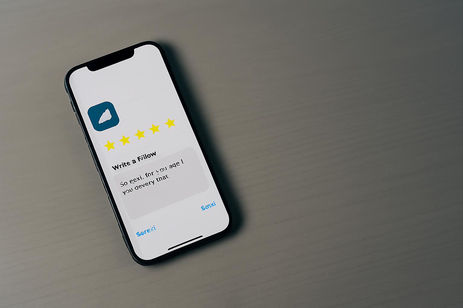 ISO app rating and review